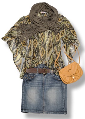 Dokonalý jarní i letní outfit / Džínové sukně 2010 (http://www.luxurymag.cz)